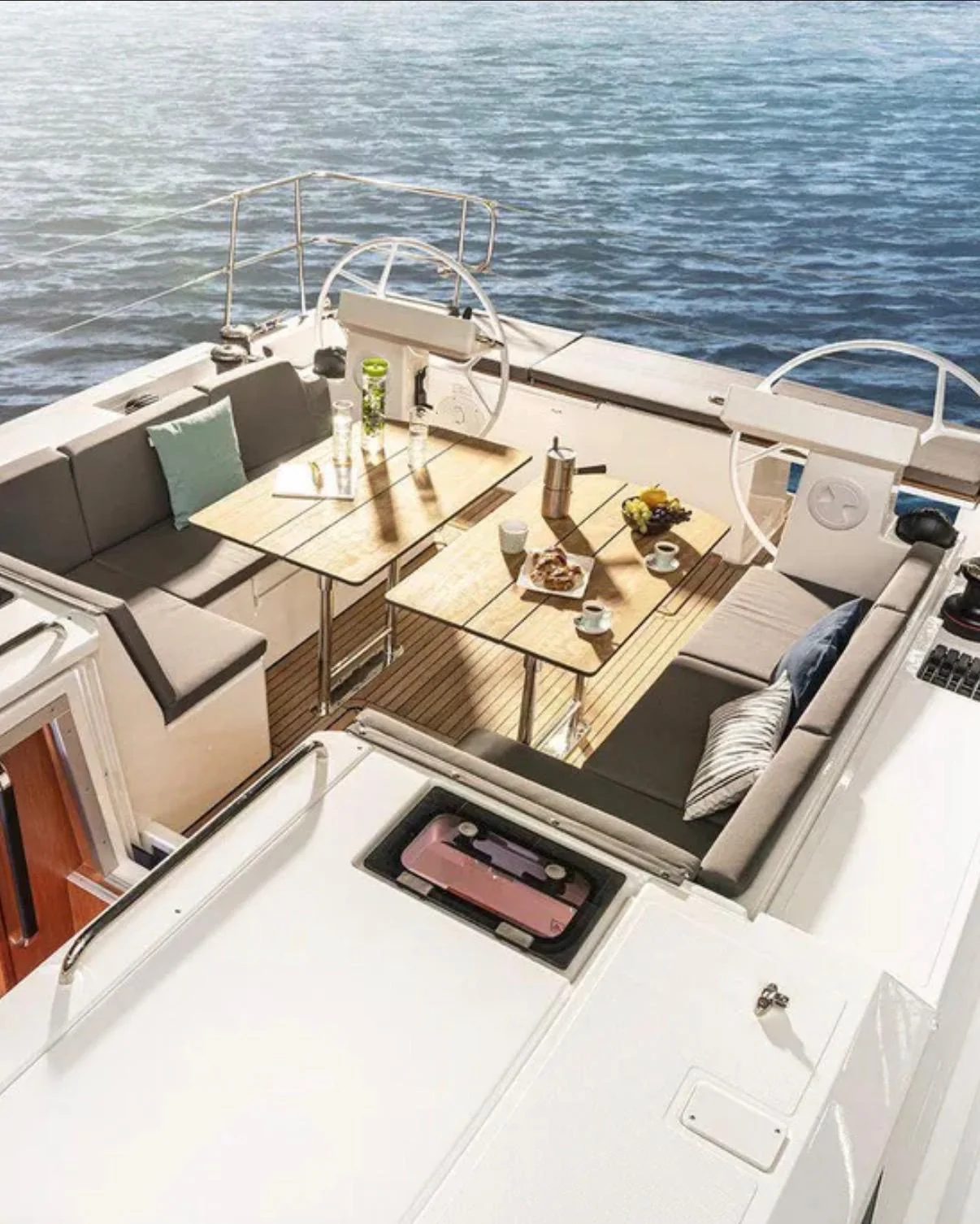 Aft deck aboard Manhattan